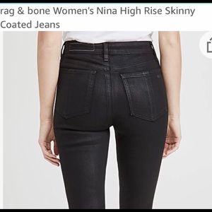 rag & bone Nina coated jeans